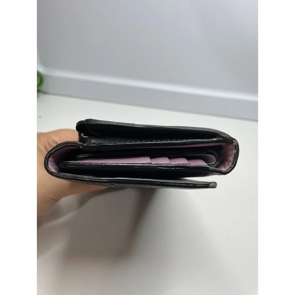 RARE COACH MADISON SLIM ENVELOPE TRIFOLD CHECKBOOK LEATHER CLUTCH PURSE WALLET